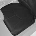 Motor Trend Spillguard Waterproof Car Seat Covers Front And Rear Full Set Gray Stitch A Neoprene Protectors With Extended Bench
