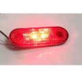 Dream Lighting 12v Trailer Side Marker Light Led 4x1 3 Inch Oblong Red Amber Clearance Lights Recessed Mount Rv Camper Trucks 6 