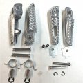 Polish Front Rear Foot Peg Footrest Kit For Cbr 1000rr 2004-2012 Cbr 600rr 2003-2006 Cb 1000r 2008-2012 B01c0suezk