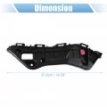 Uxcell Left Side Front Bumper Mounting Support Bracket No 525360r060 For Toyota Rav4 2016-2018