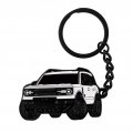 Tectico Car Keychain Accessories Metal For Bronco Sport 2021 2022 2023 Key Chain Men Women Family Present White 