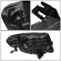 Auto Dynasty 2pcs Oe Style Chrome Housing Amber Corner Headlight Assembly Headlamps Compatible With Ford Escape 08-12