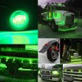 Polarlander 24v 3 4a A Round Clearance Led Front Rear Side Indicator Bullet Marker Light For Truck Rv Car Bus Trailer Van