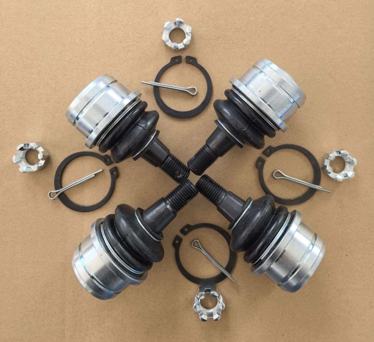 4pcs Front Upper Lower Ball Joints For Yamaha Yxz 1000r And Wolverine Rmax 2 4 1000 Utv Part Number 42-1053 2hc-23579-00-00