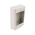 Hellermann Tyton Tsrfw-jb1 Single Gang Junction Box 1-1 4 Deep Pvc Office White 