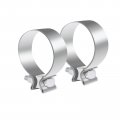 2 5 1 63mm Stainless Steel Accuseal Clamp Butt Joint Narrow Band Exhaust Seal Pack 