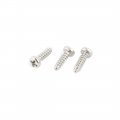 Uxcell 100 Pcs M1 4 X 5mm Stainless Steel Phillips Round Head Self Tapping Screws Bolts