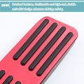 Xinrsheag Aluminium Alloy Gas Accelerator Pedal Covers Interior Accessories Anti-slip No Drilling Rest Brake Foot Pads Kit