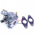 Boat Motor Carburetor Assy 66n-14301-00 And 66m-13646-00 Gaskets 2 Pcs For Yamaha 4-stroke F9 9c 9cmh 9ce S L Outboard Engine