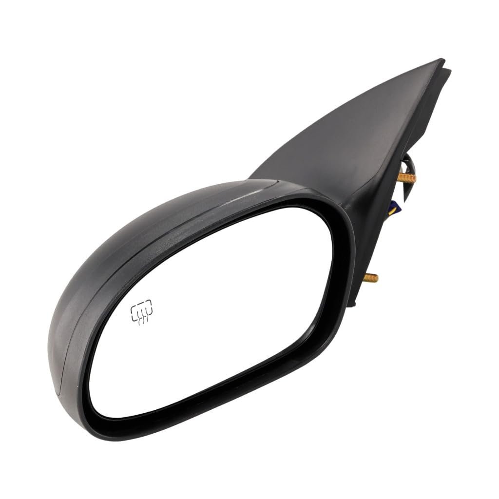 Ford Taurus 2000 To 2007 Sedan Wagon Driver Side Door Mirror Power Heated Non Folding Textured Black Replacement For Fo1320193