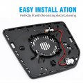 Hoypeyfiy Heated Blind Spot Detection System Mirror Side Replacement Ford 2015-2020 Replacement For F150 Fl3z17k707d Left-right