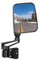 Right Side Mirror For Jeep Wrangler Models With Half Door 1987 To 1994 1995 1997 2002 Manual Adjustment And Fold Non Heated 