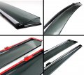 Clip-on Type Smoke Window Visor Rain Guard W Chrome Trim Compatible For 2017-2020 Hyundai Elantra Sedan