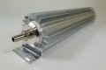 Pirate Mfg Satin Aluminum Finned Single Pass Transmission Cooler 15 