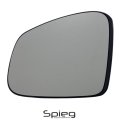 Spieg Driver Side Mirror Glass Replacement For Smart Fortwo 2016-2019 Heated W Backing Plate Left