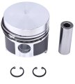 Solarhome 4x Piston Ring Kit Set Std 82mm 19227-2105 For Kubota D1302 V1702 V1702b V1702t V1702e L1801 Engine Bobcat 743