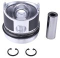 Solarhome 4x Piston Ring Kit Set Std 82mm 19227-2105 For Kubota D1302 V1702 V1702b V1702t V1702e L1801 Engine Bobcat 743