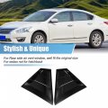 X Autohaux 1 Pair For Nissan Altima 2019-2022 Rear Side Window Louvers Air Vent Scoop Streamline Shades Cover Blinds Decorative