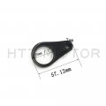 Httmt Xh2700-051- 1 Inch 25mm Black Brake Line Clutch Cable Handlebar Frame Clamp Compatible With Utv Atv H-d