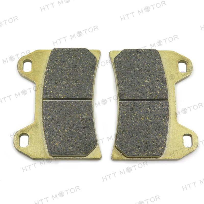 Disc Brake Pad Set For Ducati 800 Sport St3 S Abs 992cc Front And Rear Brass Alloys Graphite Ceramics Golden Color