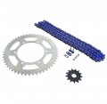 Fits Yamaha 05-14 Yz125 07-13 Wr250f Blue O Ring Chain Sprocket Silver 13 52 116l