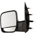 Door Mirror Assembly For Ford E-150 Club Wagon E-350 2003 2004 2005 Driver Side Manual Non Heated Textured Black Fo1320253 