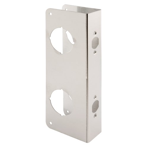Prime-line Products U 10539 Lock Door Reinforcer 5-1 2 In 2-3 8 X 1-3 4 Stainless Steel