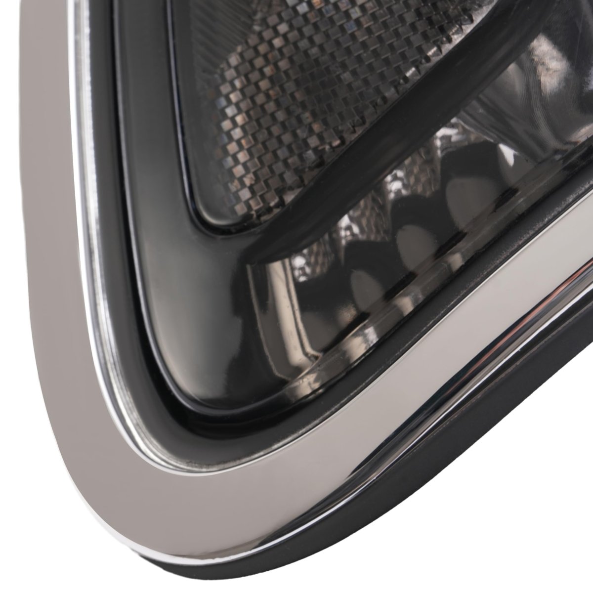 Hecasa Pair Corner Light Halogen W Bulbs For 2001-2004 Toyota Tacoma Lamp Assembly Chrome Trim Turn Signal Smoke Lens Chrome