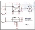 High Torque Gear Motor A5840-31zy Worm Self-locking Slow Automatic Curtain Permanent Magnet Dc Size 2480-24v 160rpm