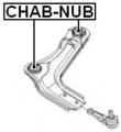 Front Arm Bushing Chab-nub For Suspension Lateral 96308002 And 96300622 Inner Position 
