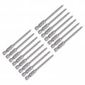 Uxcell 15pcs T15 Torx Head Screwdriver Bit S2 Steel Magnetic Screw Drive Drill 3 Long 1 4 Inch Hex Shank