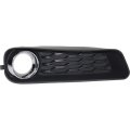 Fog Light Bezel Front Passenger Side For Dodge Avenger 2011 2012 2013 2014 Textured Black With Chrome Ring Replaces Ch1039125 