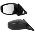 Left And Right Side View Mirrors For 2013-2018 Nissan Altima Sedan Non Heated Without Signal Lamp With Cover Ptm Black Replaces 