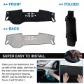 Autorder Dashboard Cover Mat For Kia Sorento 2021 2022 2023 2024 Accessories Flannel Dash Sunshade Glare Uv Rays Protector