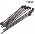 Heyiarbeit 2mm Dia Round Tip Steel Straight Ejector Pin Punch 100mm Long Silver Gray 10pcs