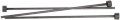 Heyiarbeit 2mm Dia Round Tip Steel Straight Ejector Pin Punch 100mm Long Silver Gray 10pcs