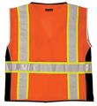 Ml Kishigo 1514 Ultra-cool Polyester Black Series Heavy Duty Vest Extra Large Orange 