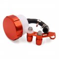 Orange Cnc Universal Motorcycle Front Brake Clutch Reservoir Tank Fluid Oil Cup 
