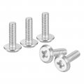 Uxcell M3x10mm Flat Round Head Phillips Screws 20pcs 304 Stainless Steel Drive Machine Full Thread Bright Finish Furniture
