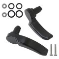 1 Pair Saddlebag Latch Kit Saddle Bag Lifter Fit For Road King Flhr 2014-later Gloss Black