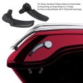 1 Pair Saddlebag Latch Kit Saddle Bag Lifter Fit For Road King Flhr 2014-later Gloss Black