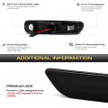 Vipmotoz Full Led Strip Side Marker Lights Fender Parking Lamps Compatible With 1999-2003 Bmw 3 Series E46 323ci 323i 325ci