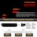Vipmotoz Full Led Strip Side Marker Lights Fender Parking Lamps Compatible With 1999-2003 Bmw 3 Series E46 323ci 323i 325ci