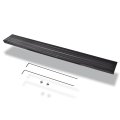 Tailgate Flexible Flex Step Center Molding Cap Trim For Ford F150 2009 2014 With Integrated 9l3z-9940602-ba 9l3z9940602ba Black 