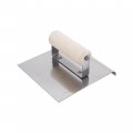 Marshalltown Qlt Stainless Steel Hand Edgers Wood Handle Material 152mm Width Length 6mm Radius 10mm Lip Ce512s