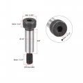 Uxcell Alloy Steel Hexagon Socket Head Shoulder Screws Bolts 5 8 Length 1 4 Dia 10-24 Thread 6pcs
