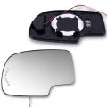 Aintier Left And Right Side View Mirrors Glass Fit For 2003-06 Chevy Silverado 1500 2007 Classic With Heated Turn Signal