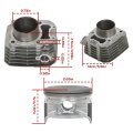 Cylinder Piston Gasket Top End Kit Replacement For Bayou 250 Klf250a 2003-2011 11005-1965 11004-1375