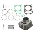 Cylinder Piston Gasket Top End Kit Replacement For Bayou 250 Klf250a 2003-2011 11005-1965 11004-1375