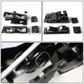 Auto Dynasty Black Housing Amber Side Headlight With Bumper Corner Lamps Tool Kit For Chevy Blazer C10 C K Tahoe 94-00 